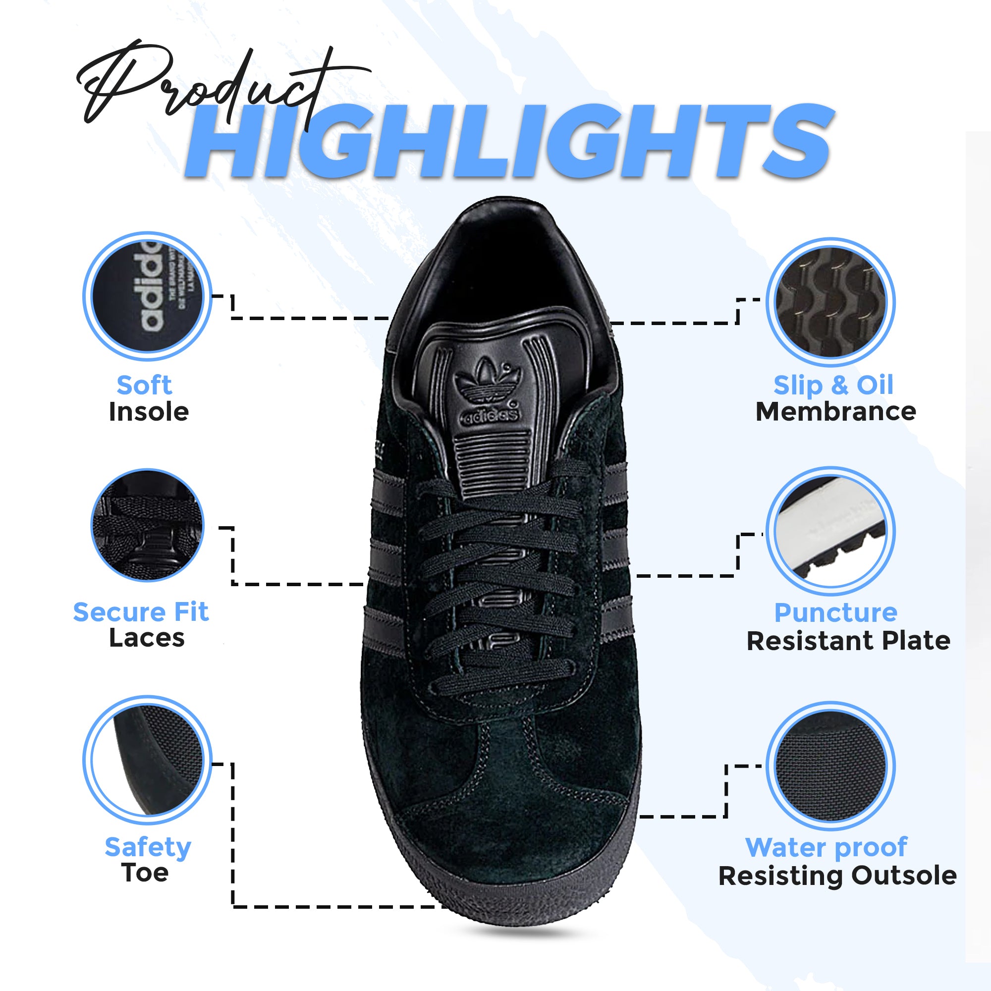 Adidas AS520 Originals trainers Black
