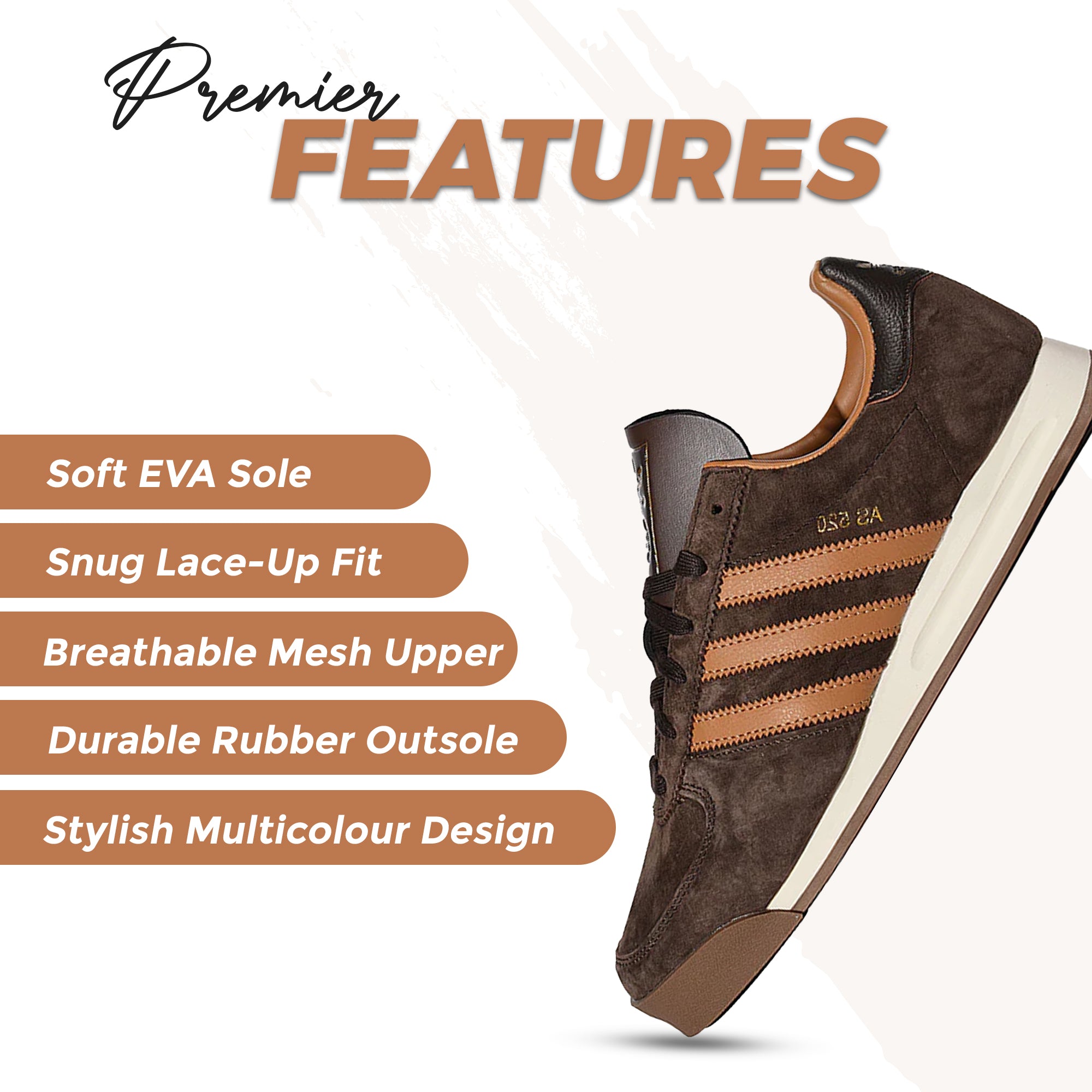 Adidas AS520 Originals trainers Brown