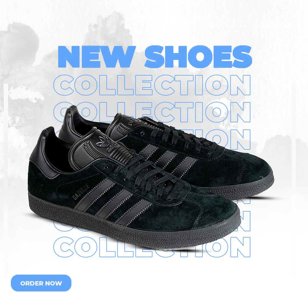 Adidas Gazelle Originals Black Trainers